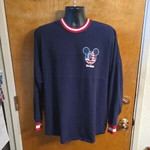 Disney Mickey Mouse Americana Spirit Jersey for Adults Disneyland Large